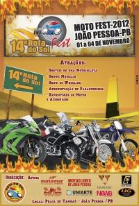 Neste final de semana 14 Rota do Sol Moto Fest em Joo Pessoa/PB
