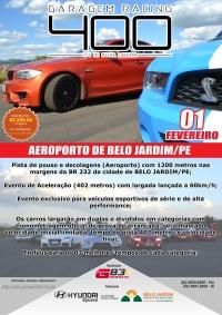 II Edio do Garagem Racing 400 - Acelere seu esportivo em uma pista de avio!