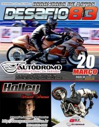 Arrancada de Motos + Apresentao de Welling promete agitar o Domingo 20 de Maro no Autdromo da PB