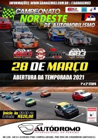 Campeonato Nordeste de Automobilismo tem início no mês de Março no Autódromo da Paraíba.